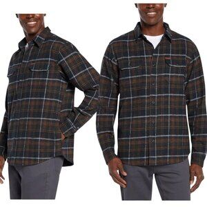 Orvis Men's Big Bear Heavyweight Flannel Shirt Cotton Multicolor Size L
